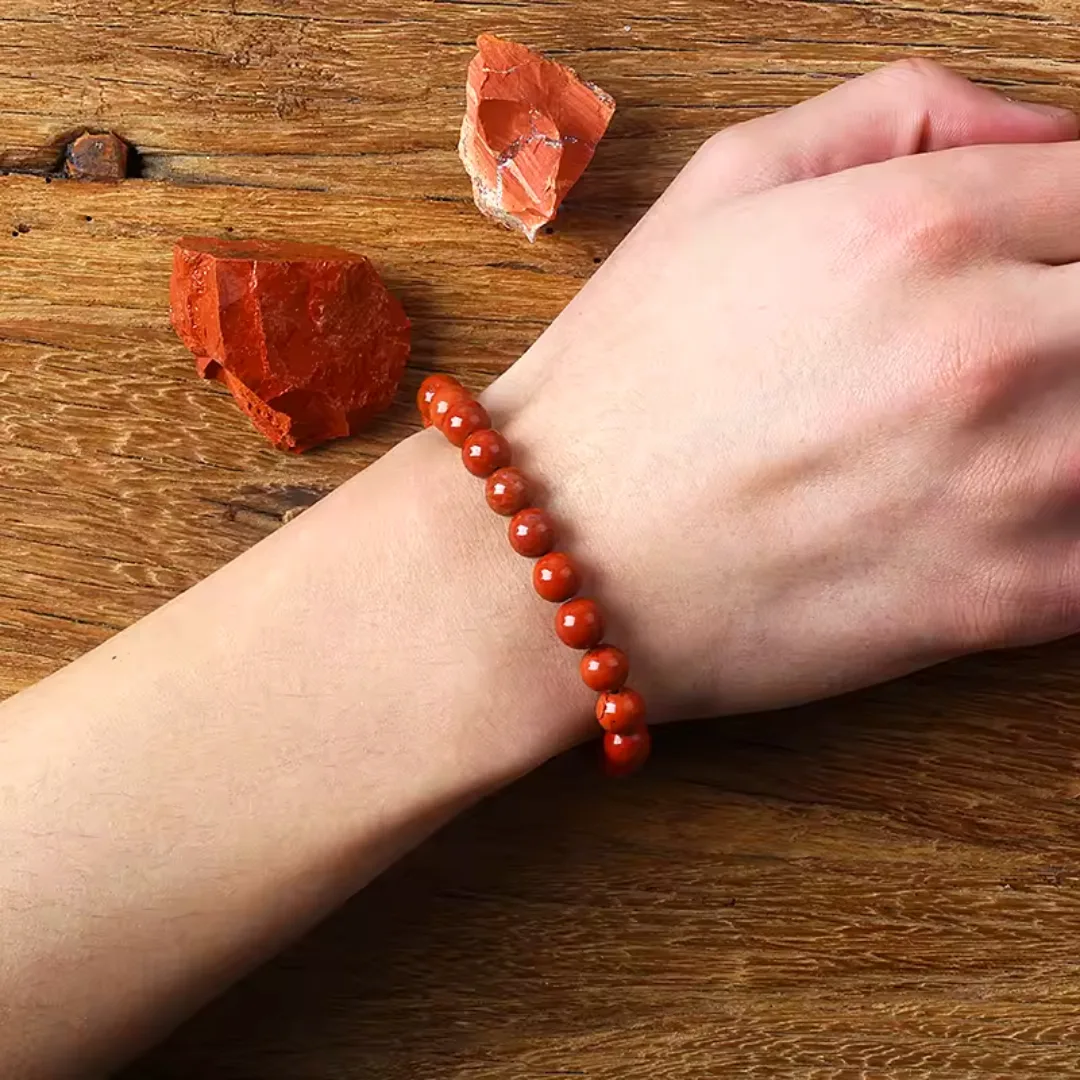 Armband aus rotem Jaspis Roma – Bild 5