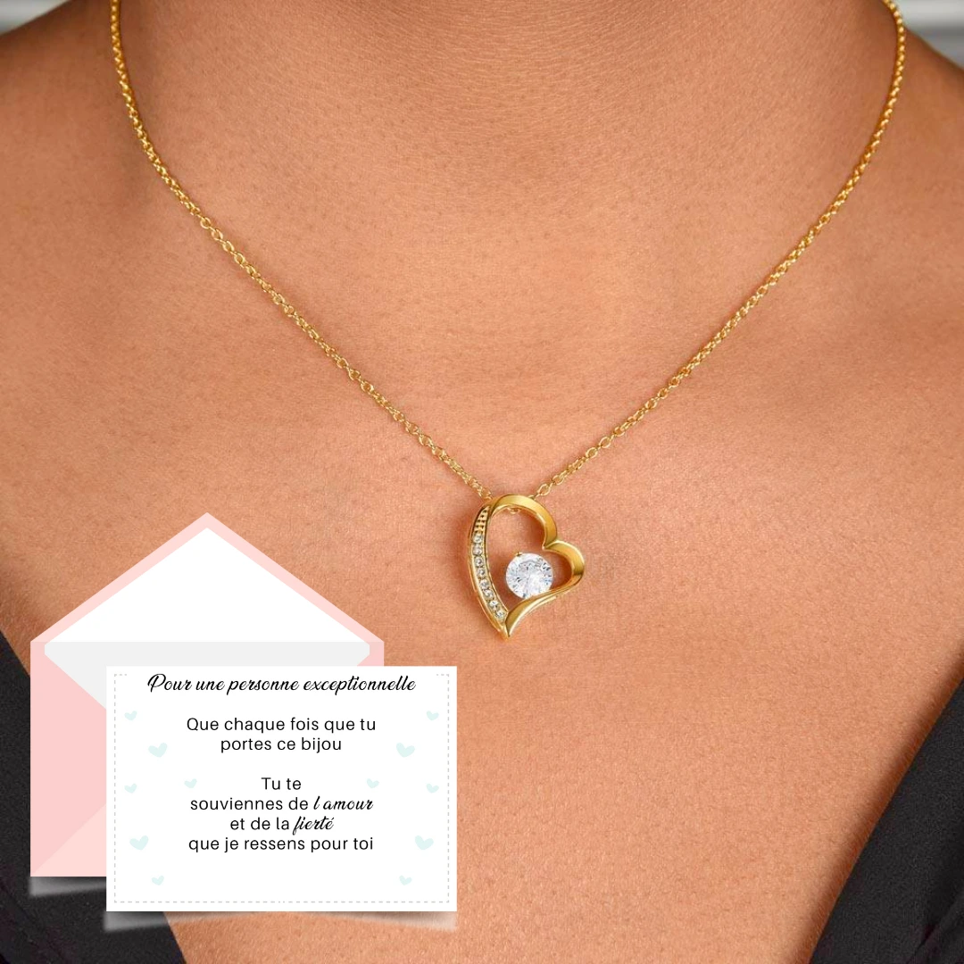 Funkelnde Herz Halskette – Bild 11