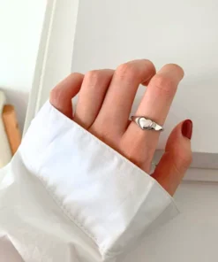 Silberring Herz Eléa