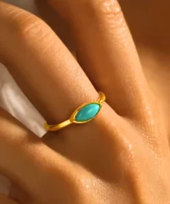 Damenring mit Türkis Sofia
