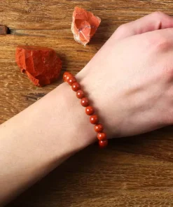 Armband aus rotem Jaspis Roma