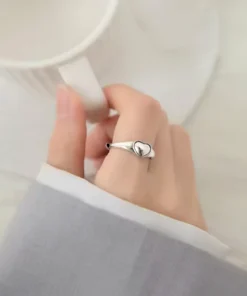 Alternative view of Silberring Herz Eléa