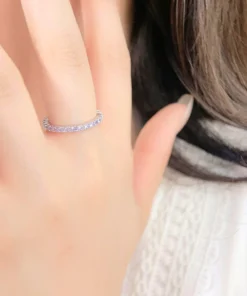 Alternative view of Silberring mit Amethyst Apolline