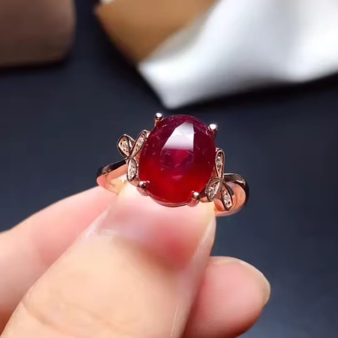 Antiker Rubinring Nina – Bild 2