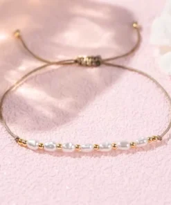 Alternative view of Perlenarmband Sally mit Kordel