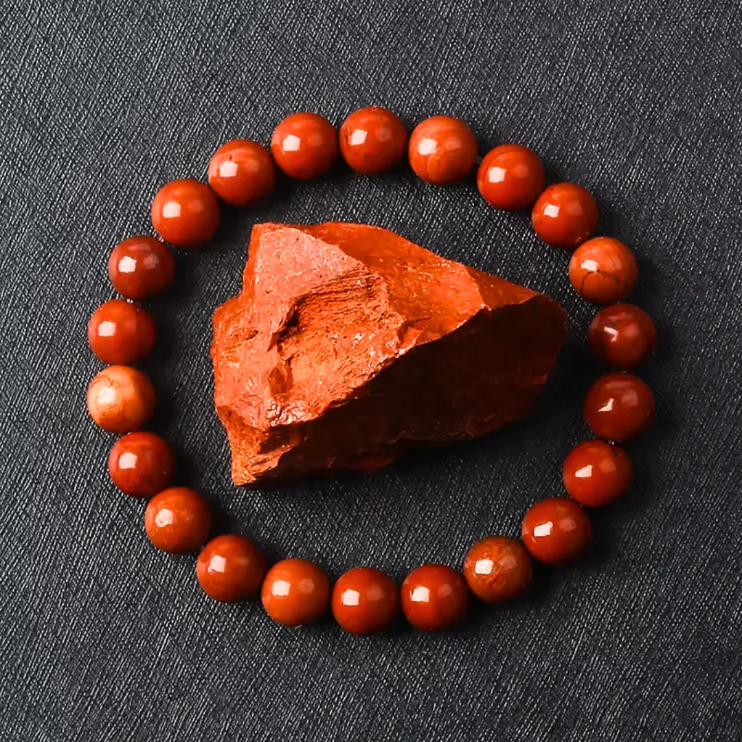 Armband aus rotem Jaspis Roma – Bild 4