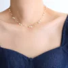 Perlen Halskette Choker Lily