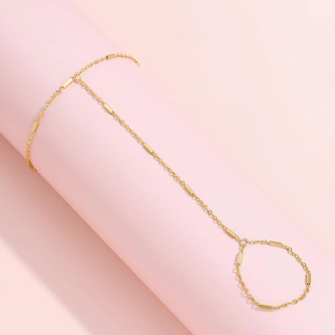 Knöchelkette Gold Lyséa – Bild 9