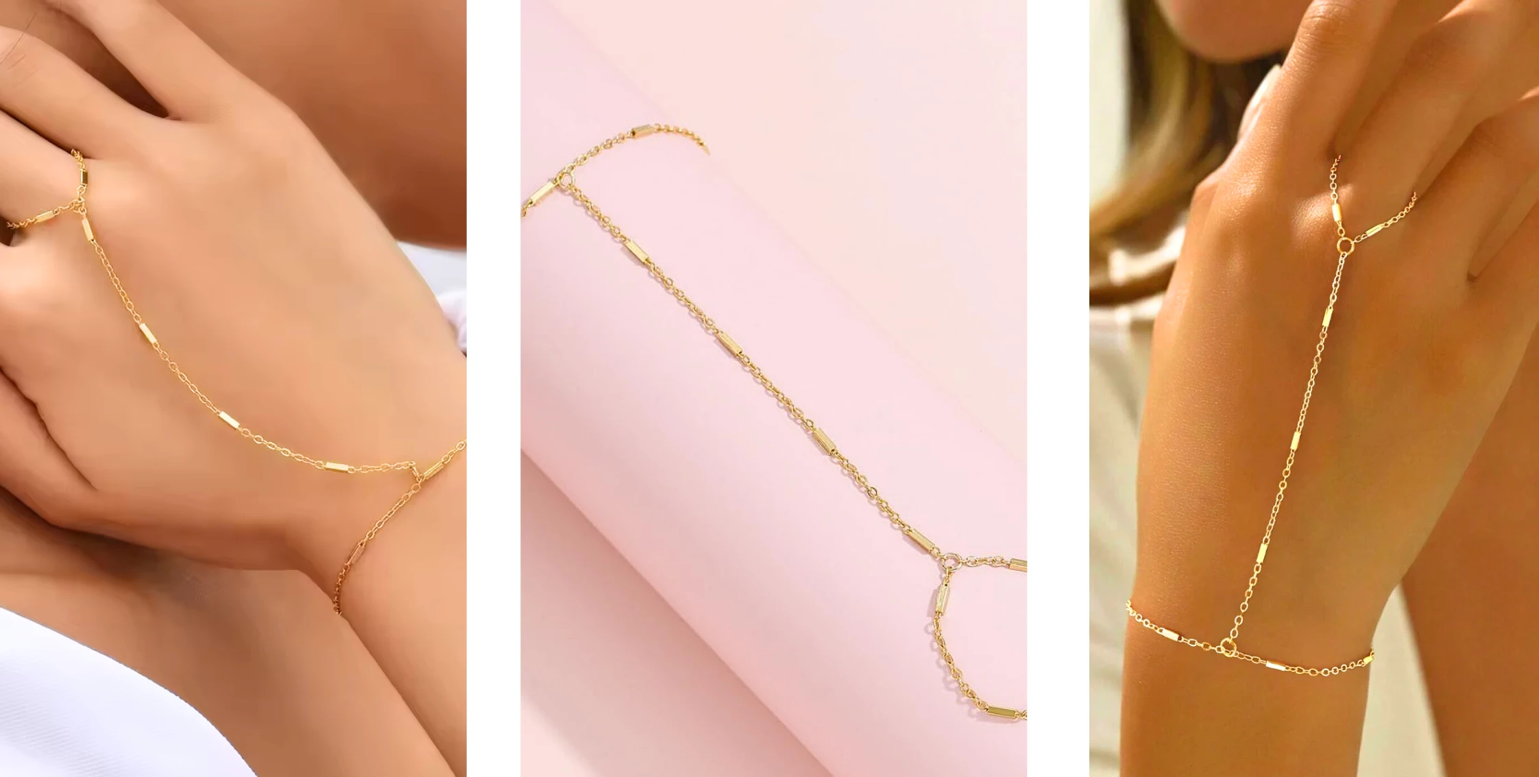 Knöchelkette Gold Lyséa – Bild 10