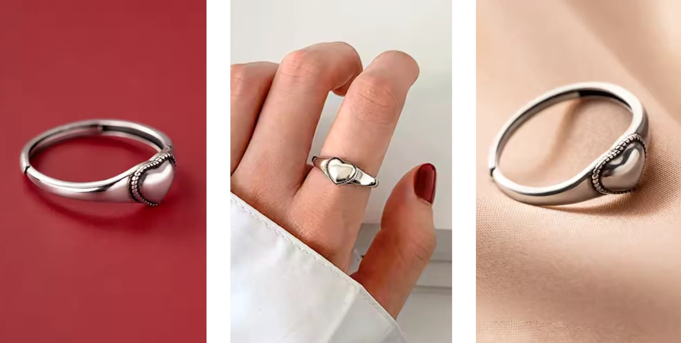 Ring mit rosa Saphir Amandine – Bild 13