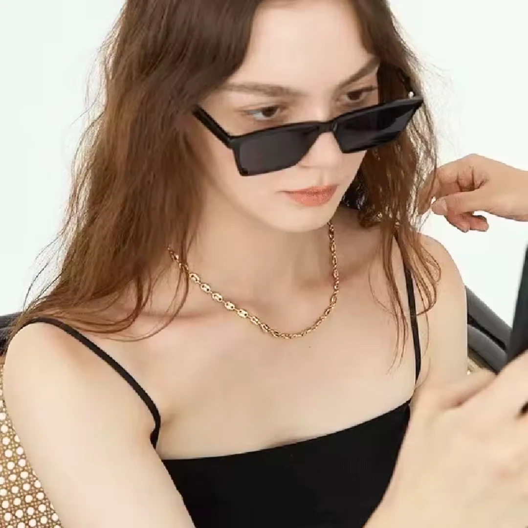 Kette Bohnenform Gold Maëlys – Bild 6