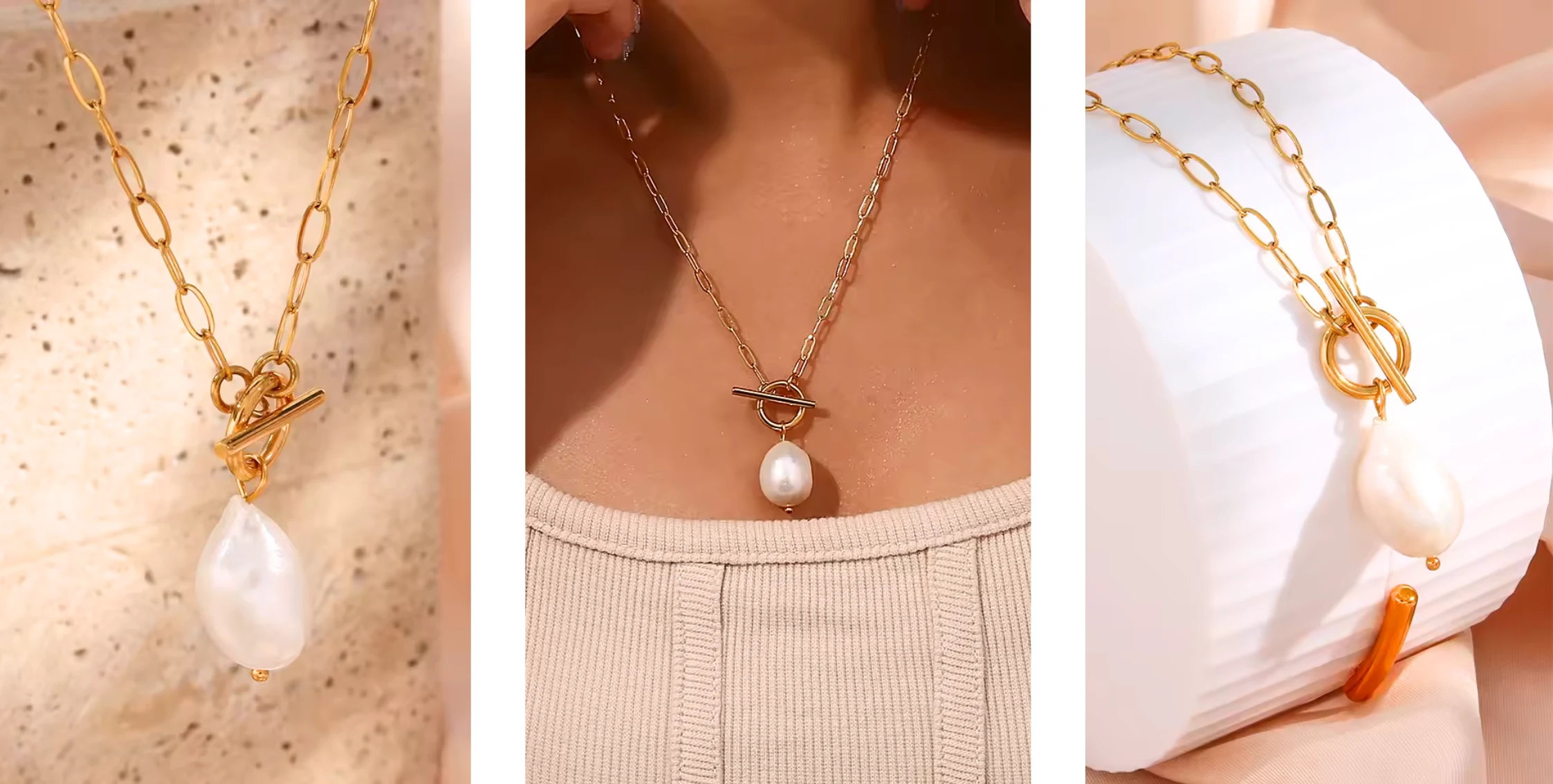 Halskette mit Charlotte Perle – Bild 6